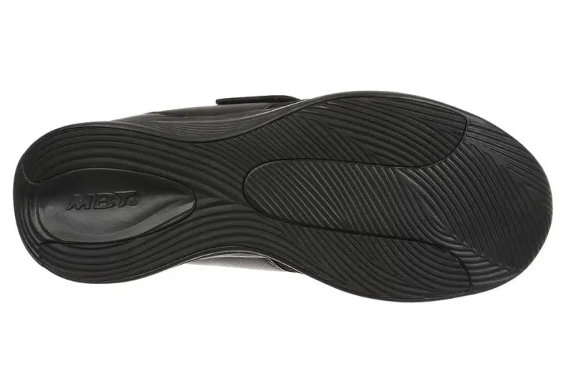 MBT Gængesål|Gængesål*Sort letvægts damesko med velcro