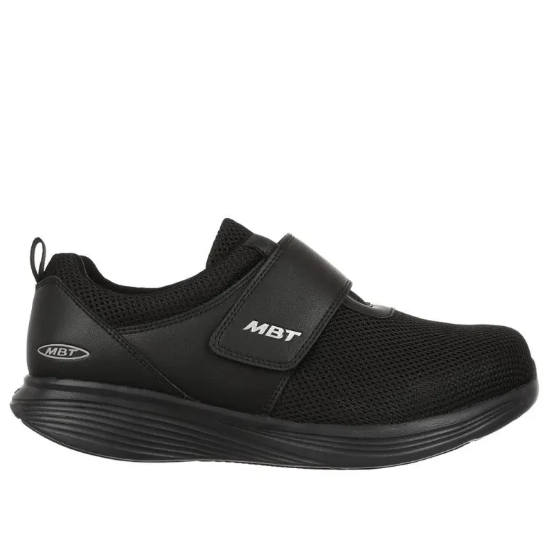 MBT Gængesål|Gængesål*Sort letvægts herresko med velcro