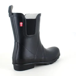 Mols Kort Støvle Dame|Vinterstøvler Damer*Sort gummistøvle med lavt skaft