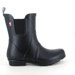 Mols Kort Støvle Dame|Vinterstøvler Damer*Sort gummistøvle med lavt skaft