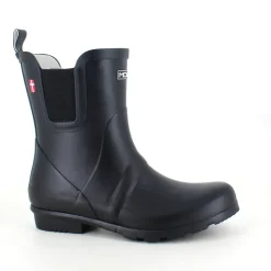 Mols Kort Støvle Dame|Vinterstøvler Damer*Sort gummistøvle med lavt skaft