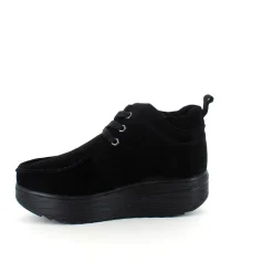 Sygeplejebutikken Sko På Tilbud*Sort ruskindssko med let foring og gængesål