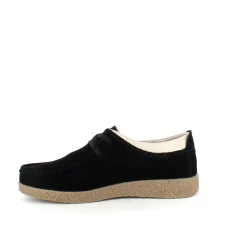 Sygeplejebutikken Sko På Tilbud*Sort ruskindssko med rågummisål