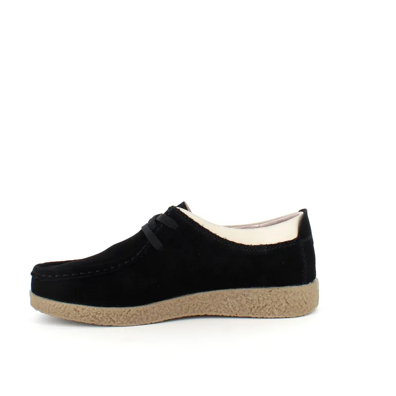 Sygeplejebutikken Sko På Tilbud*Sort ruskindssko med rågummisål