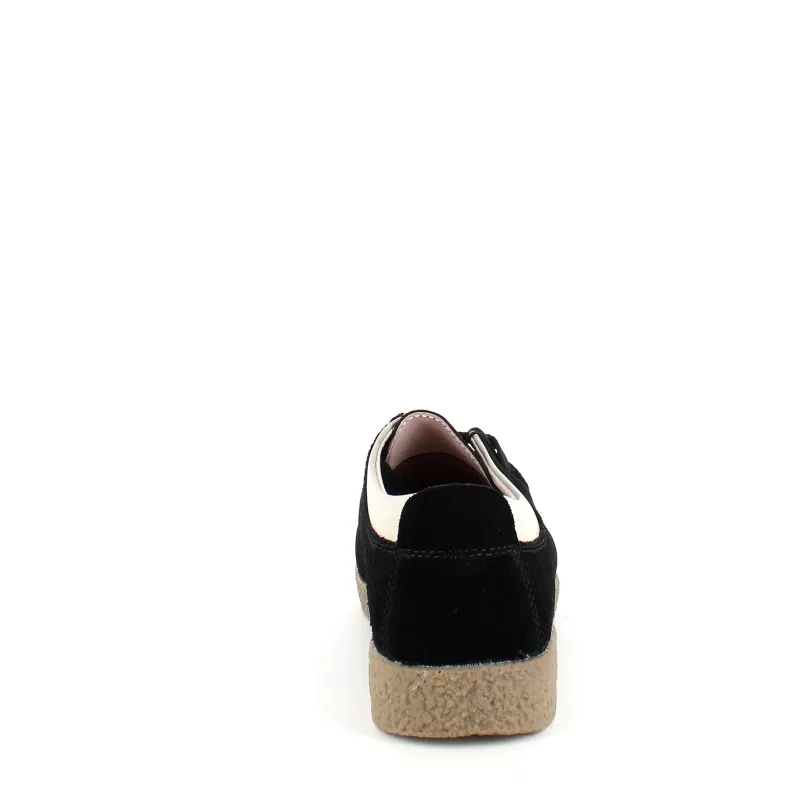 Sygeplejebutikken Sko På Tilbud*Sort ruskindssko med rågummisål