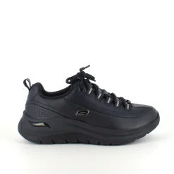 Skechers Leddegigt|Hælsporer*Sort med glat skind overflade