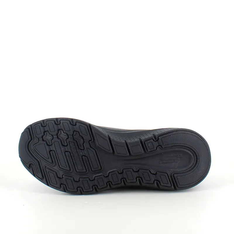 Skechers Leddegigt|Hælsporer*Sort med glat skind overflade