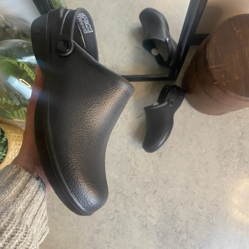 Sygeplejebutikken Esd Fodtøj|Clogs*Sort skridsikker clog træsko