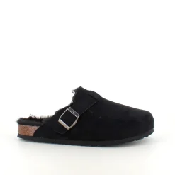 Sygeplejebutikken Hjemmesko|Flade Sandaler*Sort Slip on hjemmesko