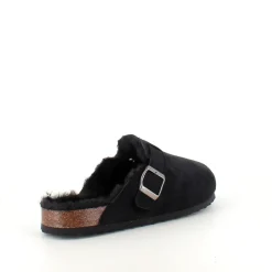 Sygeplejebutikken Hjemmesko|Flade Sandaler*Sort Slip on hjemmesko