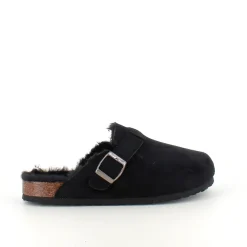 Sygeplejebutikken Hjemmesko|Flade Sandaler*Sort Slip on hjemmesko