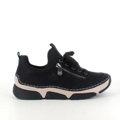 Rieker Knyster - Hallux Valgus|Hælsporer*Sort sneakers fra med god stødabsorbering