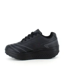 Sygeplejebutikken Sko På Tilbud*Sort sportssko med svangstøtte og gængesål.