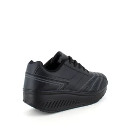 Sygeplejebutikken Sko På Tilbud*Sort sportssko med svangstøtte og gængesål.