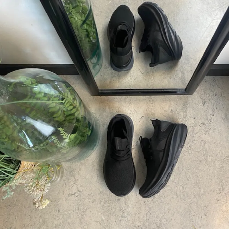 Rugged gear Sko På Tilbud*Sort Step-on sko fra