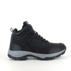 Sygeplejebutikken Herresko Og Sandaler|Herresko Og Sandaler*Sort vandafvisende herreankelstøvle med varmt for, robust TPR-sål og lynlås i siden