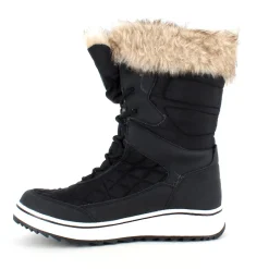 Whistler Billige Vinter Støvler|Vinterstøvler Damer*Sort vandtæt vinterstøvle fra med pels kant