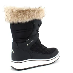 Whistler Billige Vinter Støvler|Vinterstøvler Damer*Sort vandtæt vinterstøvle fra med pels kant