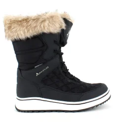 Whistler Billige Vinter Støvler|Vinterstøvler Damer*Sort vandtæt vinterstøvle fra med pels kant