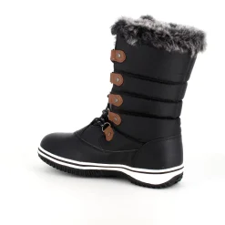 Mols Kort Støvle Dame|Vinterstøvler Damer*Sort vandtæt vinterstøvle fra