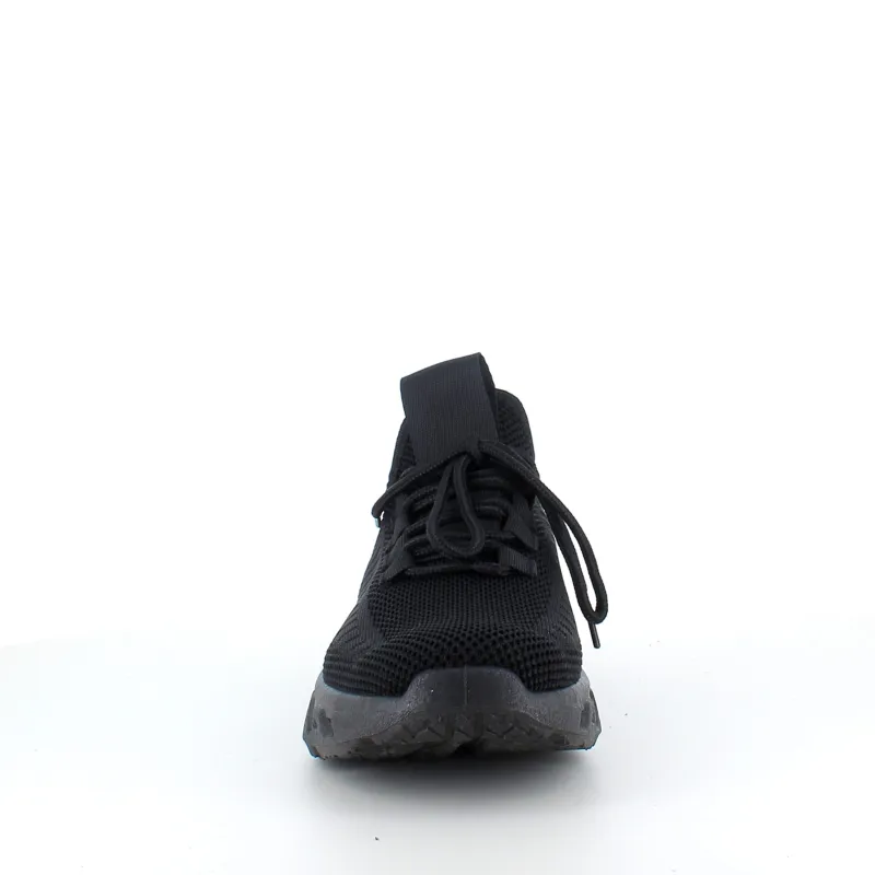 Sygeplejebutikken Knyster - Hallux Valgus|Slip On Sko*Sorte slip-on sko med strikoverdel