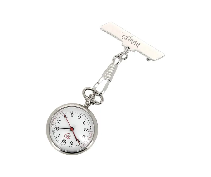 Sygeplejebutikken Gravering*Sygeplejeur i stål med gravering