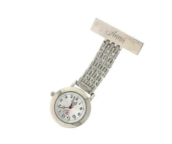 Sygeplejebutikken Gravering*Sygeplejeuret med bred lænke