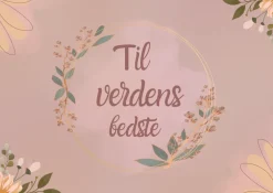 Sygeplejebutikken Gaver Til Sundhedspersonalet*Til verdens bedste, til og fra kort