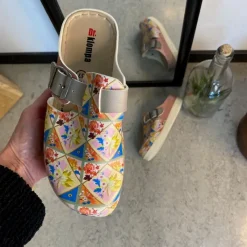 Sygeplejebutikken Clogs|Træsko Dame Modeller*Træsko med blomsterprint