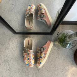 Sygeplejebutikken Clogs|Træsko Dame Modeller*Træsko med blomsterprint