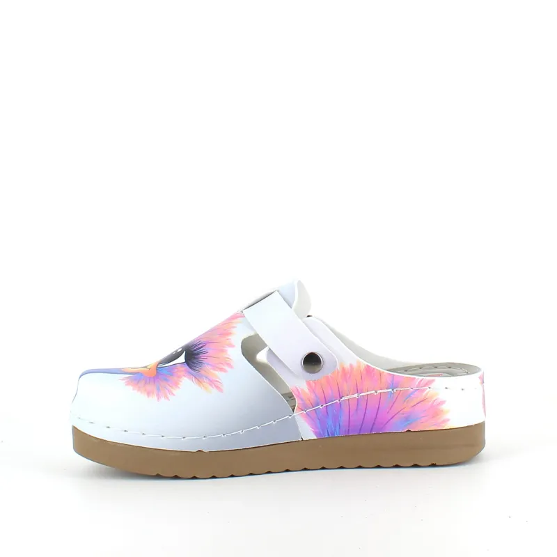 Sygeplejebutikken Clogs|Træsko Dame Modeller*Træsko med print af en glad struds