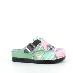 Sygeplejebutikken Clogs|Træsko Dame Modeller*Træsko med print en cool kat