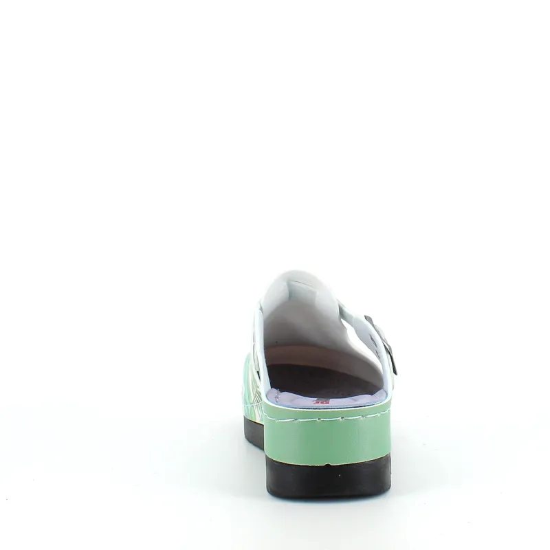 Sygeplejebutikken Clogs|Træsko Dame Modeller*Træsko med print en cool kat