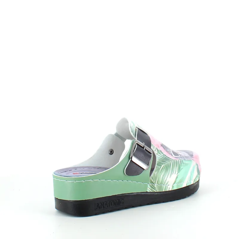 Sygeplejebutikken Clogs|Træsko Dame Modeller*Træsko med print en cool kat