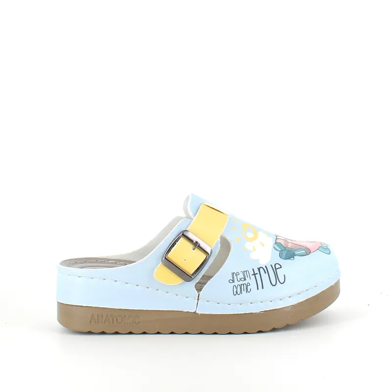 Sygeplejebutikken Clogs|Træsko Dame Modeller*Træsko med print og citat