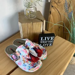 Sygeplejebutikken Clogs|Billige Træsko*Træsko med sommerfugleprint