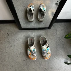 Sygeplejebutikken Sko På Tilbud*Træsko med ugle print