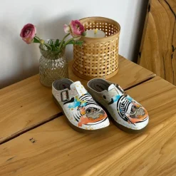 Sygeplejebutikken Sko På Tilbud*Træsko med ugle print