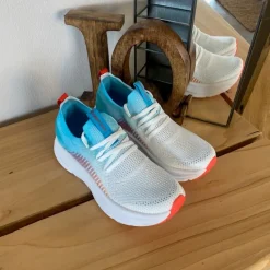 Rugged gear Sko På Tilbud*Turkis/hvid Step-on sko fra