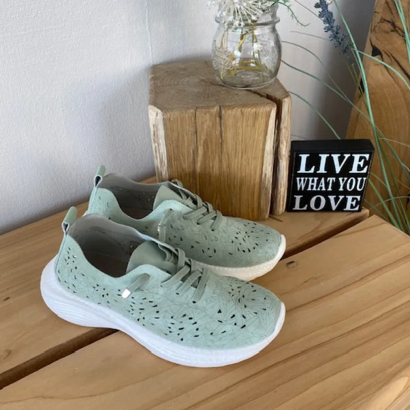 Sygeplejebutikken Sko På Tilbud*Ultra fleksibel sko i grøn