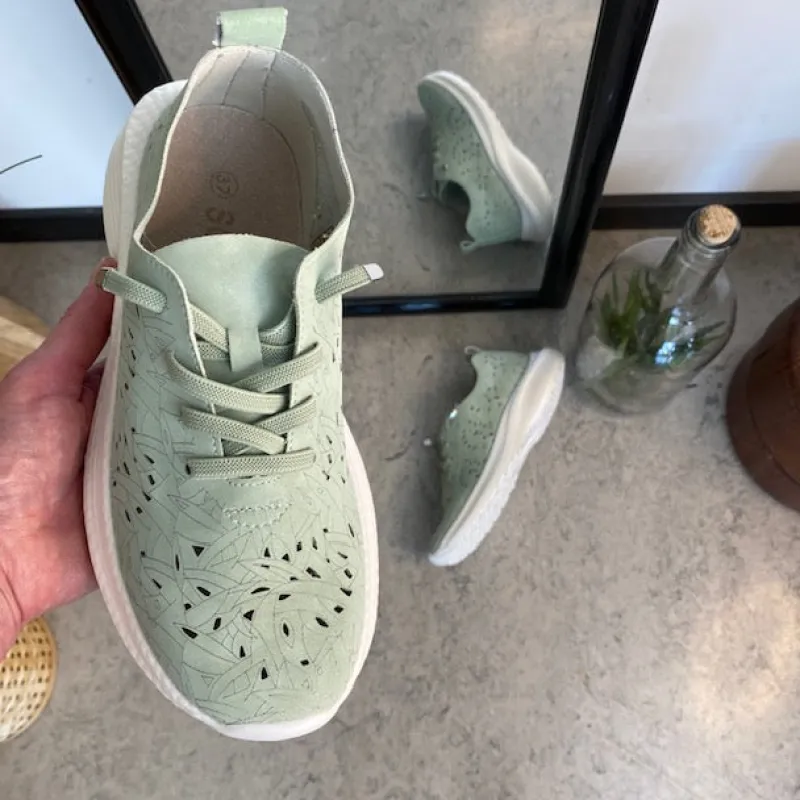 Sygeplejebutikken Sko På Tilbud*Ultra fleksibel sko i grøn