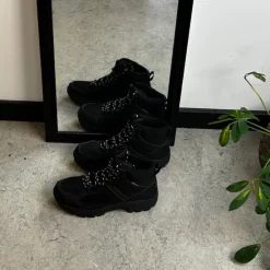 Sygeplejebutikken Kort Støvle Dame|Billige Vinter Støvler*Vandafvisende softshell vandrestøvle