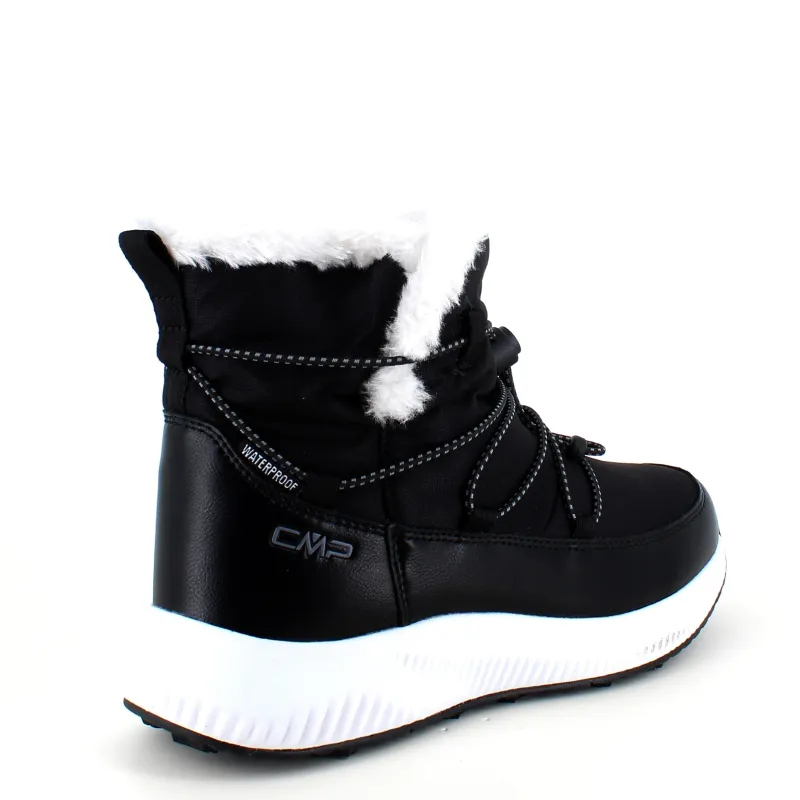 CMP Knyster - Hallux Valgus|Diabetes Fødder*Vandafvisende sort vinterstøvle fra med elastiksnøre