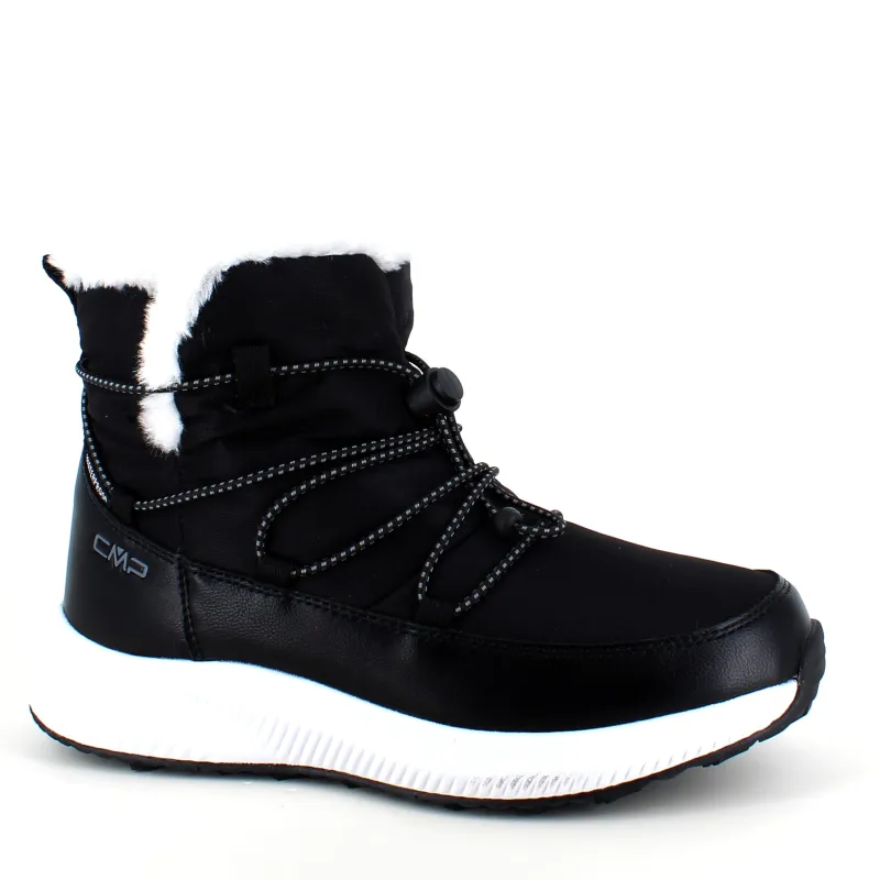 CMP Knyster - Hallux Valgus|Diabetes Fødder*Vandafvisende sort vinterstøvle fra med elastiksnøre