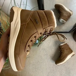 Whistler Vinterstøvler Damer|Kolde Fødder*Vandtæt, brun vinterstøvle med fleece for