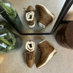 Whistler Vinterstøvler Damer|Kolde Fødder*Vandtæt, brun vinterstøvle med fleece for