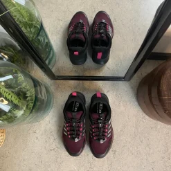 Green Comfort Knyster - Hallux Valgus|Hælsporer*Vandtæt dame vandresko i bordeaux fra