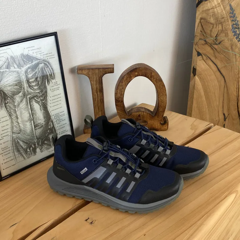 Green Comfort Knyster - Hallux Valgus|Leddegigt*Vandtæt herre vandresko i navy fra