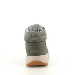 Skechers Grønne Støvler|Vinterstøvler Damer*Vandtæt slip-in vinterstøvle fra