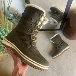 Whistler Billige Vinter Støvler|Vinterstøvler Damer*Vandtæt vinterstøvle med snøre og lynlås.